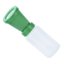 Coppa di immersione per capezzoli Non-Reflow per mucche, 22 x 8,2 cm, Verde