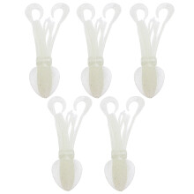 5 pezzi di esca morbida luminosa a forma di polpo - 12 cm / 4,7 in