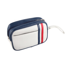 PU-Leder Golfballtasche, 20L Fassungsvermögen, 23cm x 7cm x 17cm