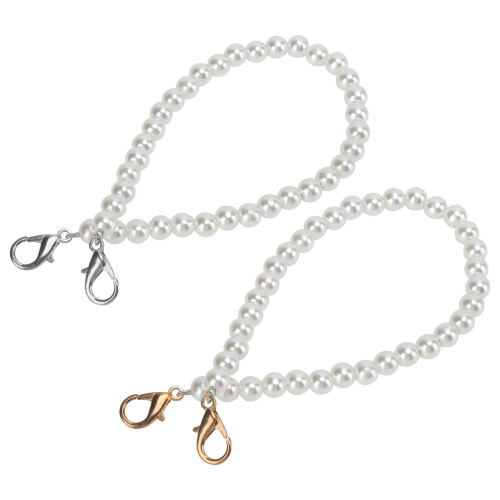 2 pezzi di cinghia per borsa argento/oro 30 cm catena per borsa 1