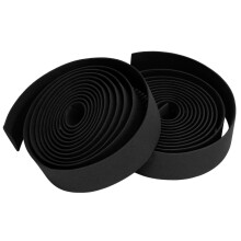 Ruban de guidon de vélo 2 pièces anti-transpiration antidérapant durable pour le cyclisme sur route noir