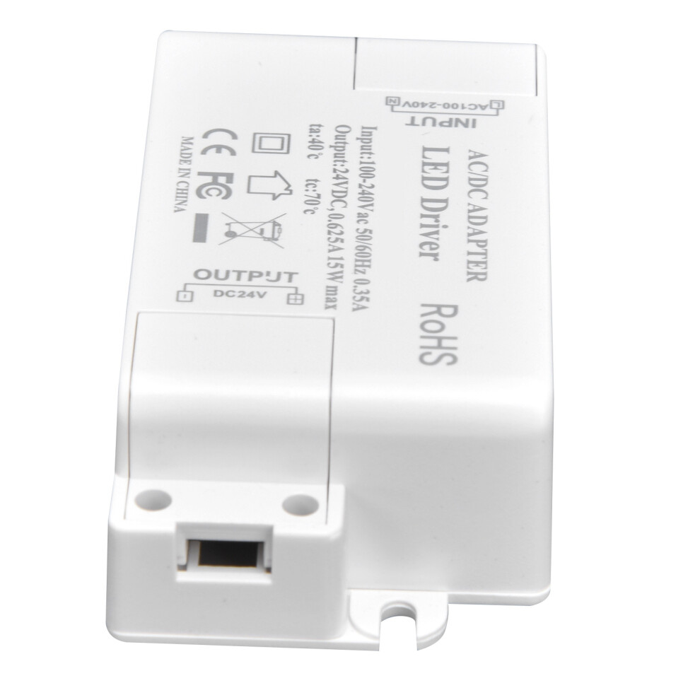 Led Driver Dc24v 0.625A 15W Diy Lamp Low Voltage Led Driver Transformer Ac 100Â240V 8761322243125