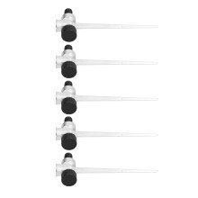 5 piquets d'arrosage pour pelouse 19,5 7 3 cm métal 1/2 po