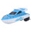 Bateau télécommandé bleu 2,4 GHz 26x7x9 cm, 3 piles AA 15