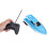 Bateau télécommandé bleu 2,4 GHz 26x7x9 cm, 3 piles AA 7
