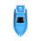 Bateau télécommandé bleu 2,4 GHz 26x7x9 cm, 3 piles AA 9