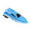 Bateau télécommandé bleu 2,4 GHz 26x7x9 cm, 3 piles AA 8
