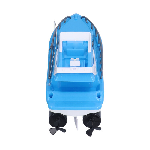 Bateau télécommandé bleu 2,4 GHz 26x7x9 cm, 3 piles AA 2