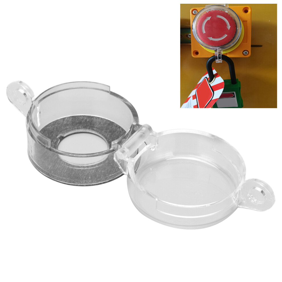 10Pcs Emergency Button Switch Cover Effective Protection No Disassembly Easily Install Stop Switch Cover For Industrial 8151322245777