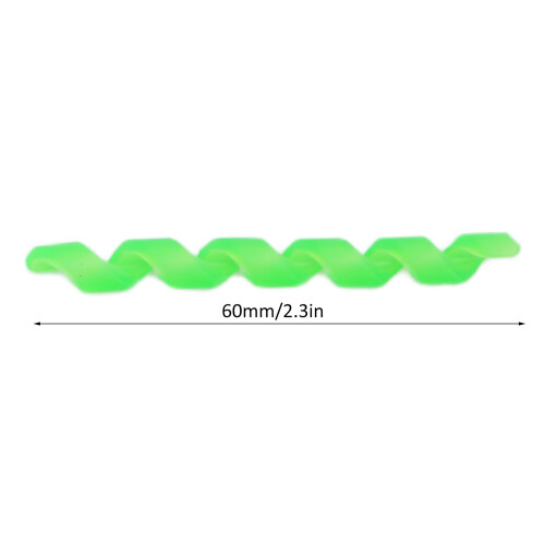 Gaine spiralée pour câble de vélo pack de 5 60 mm verte 2