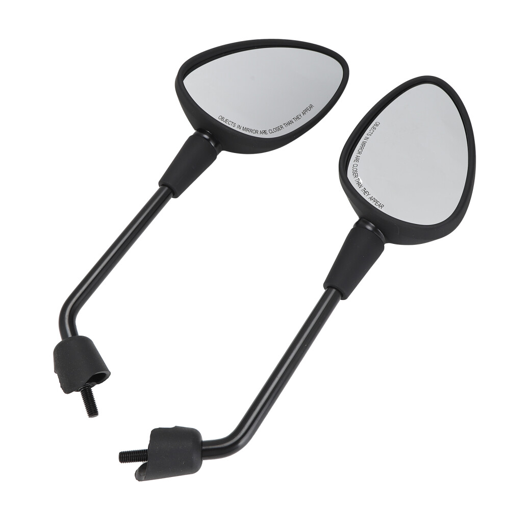 2Pcs Motorcycle Rear View Mirror Replacement For Piaggio Vespa Primavera 50 4T 4V Noabs E2 2013Â2017Black 3421322246643