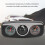 LC‑3 3 in 1 Car Navigation Dashboard Multifunctional Compass Thermometer Hygrometer Dashboard 7