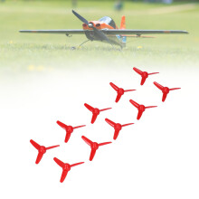 Hélices pour modèle RC, lot de 10, 70 mm, plastique, 3 pales, pour bateaux & voitures, pièces de bricolage