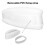 Collare cervicale morbido 50 cm bianco 3