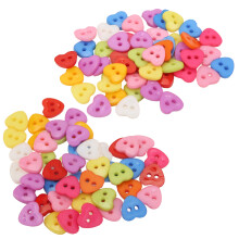 100 pièces de boutons de couture en résine 12.5mm résistants à la décoloration DIY