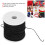 Fil élastique 100 m noir bobine de 5,7 cm pour perles 9
