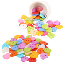 Boutons à coudre en résine 100 pièces résistants à la décoloration décoration de vêtements DIY 15 mm AU