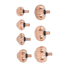 7 pièces de couronnes de montre en or rose – remplacement 4,0-7,0 mm