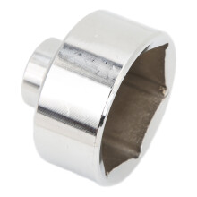 Utensile a bussole per filtro olio da 36 mm, acciaio CV argentato