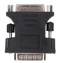 Adattatore DMS59 a DVI 24+5 nero in metallo ABS