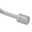 2 pezzi fermatenda a gancio a U 169,31,6 cm argento 8