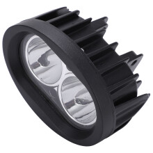 Projecteur LED à double tête de 4 pouces, 20 W - Noir 6000K