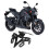 Nero supporto per targa con 3 LED GSX-S750 2017-21 16