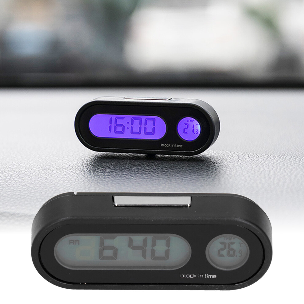 Car Thermometer Night Electronic Back Car Dashboard Clock For Home Office Outdoor Light 5001322250055