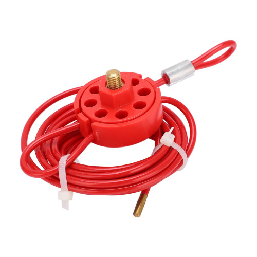 AV-03 Blocco a cavo regolabile, 2m, Ø3.8mm, Argento 1