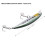MI143 Esca Minnow 6,8 cm Plastica ABS Occhi 3D Colore 6 10