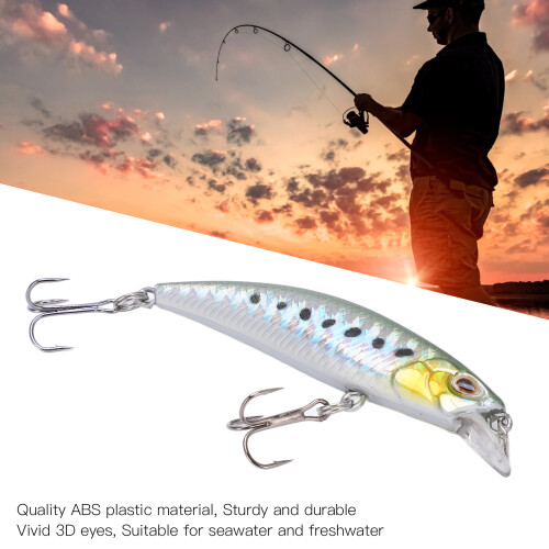 MI143 Esca Minnow 6,8 cm Plastica ABS Occhi 3D Colore 6 2