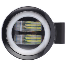 LED Nebelscheinwerfer Zusatzlampe 20W, 4D Doppel-Linse, IP68, Weiß