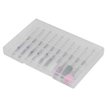 Ensemble de 10 mèches pour perceuse à ongles, tige de 2,35 mm, Carborundum