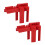 ASBV-01 2 pezzi Bloccavalvole a sfera DN8-DN50 bianco 14