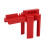 ASBV-01 2 pezzi Bloccavalvole a sfera DN8-DN50 bianco 11