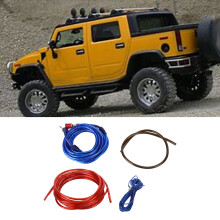 Kit di cavi audio per auto ABS+PVC+metallo per amplificatore