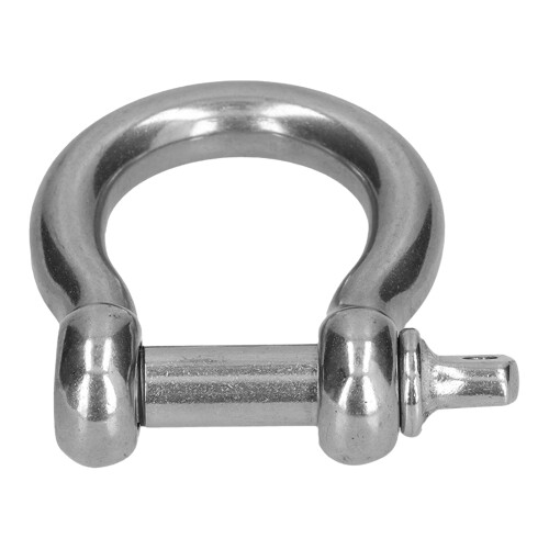 Moschettone da ancoraggio con perno a vite M14 800 kg Argento 2 pezzi 2