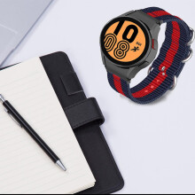 Cinturino in tela 30g Orologio 4 40-44mm/42-46mm Blu Rosso