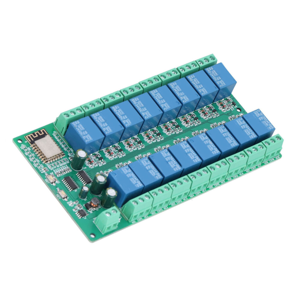 Relay Module 16 Channel Wifi Remote Control Development Board Dc 24V For Esp8266 9471322255453