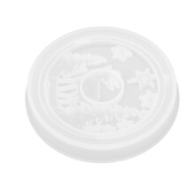 Stampo rotondo in silicone per resina 1 pezzo resistente agli strappi fai-da-te