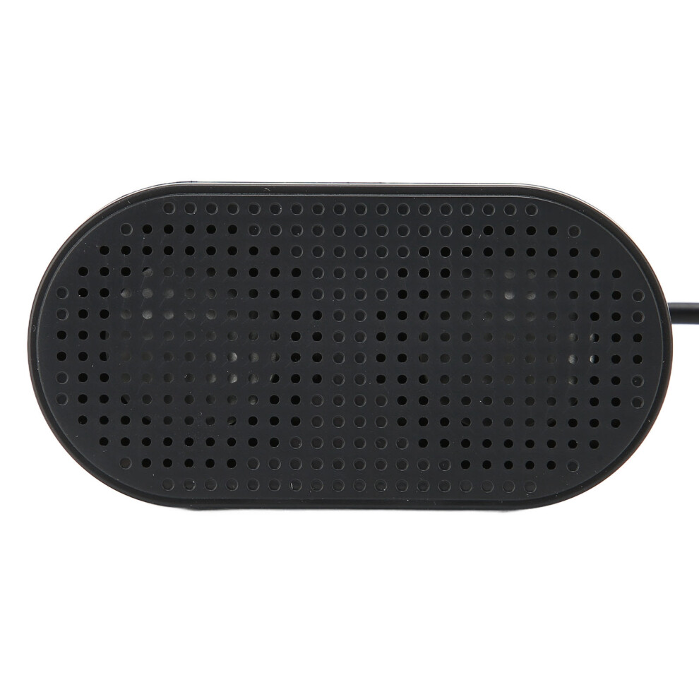 Mini Usb Dual Speakers Portable Builtin Sound Card Stereo Usb Speakers For Laptop Pc Black 5091322256584