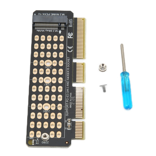 Scheda riser NVMe M.2 a PCIe 4.0 x4/x8/x16 1
