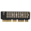 Scheda riser NVMe M.2 a PCIe 4.0 x4/x8/x16 13