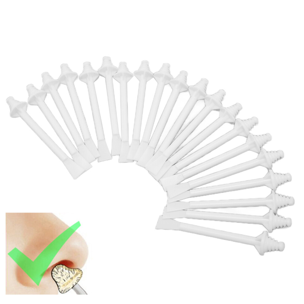 20pcs Nose Hair Removal Sticks Safe Burr Free Portable Nose Wax Kit for Cleaning Nostrils
