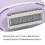 Rasoio da donna portatile USB Incisive 800mAh viola 6
