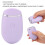 Rasoio da donna portatile USB Incisive 800mAh viola 4