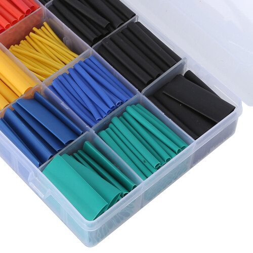 530 pezzi - Set di tubi termorestringenti in poliolefine, colori 2