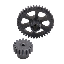 Ingranaggio riduttore in metallo da 16 g 1/18 A949 A959 K929 Nero
