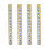 Crystal Door Handle Set 4 Pack 1
