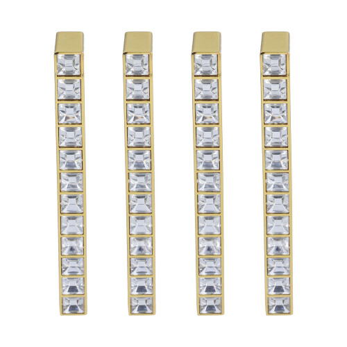 Crystal Door Handle Set 4 Pack